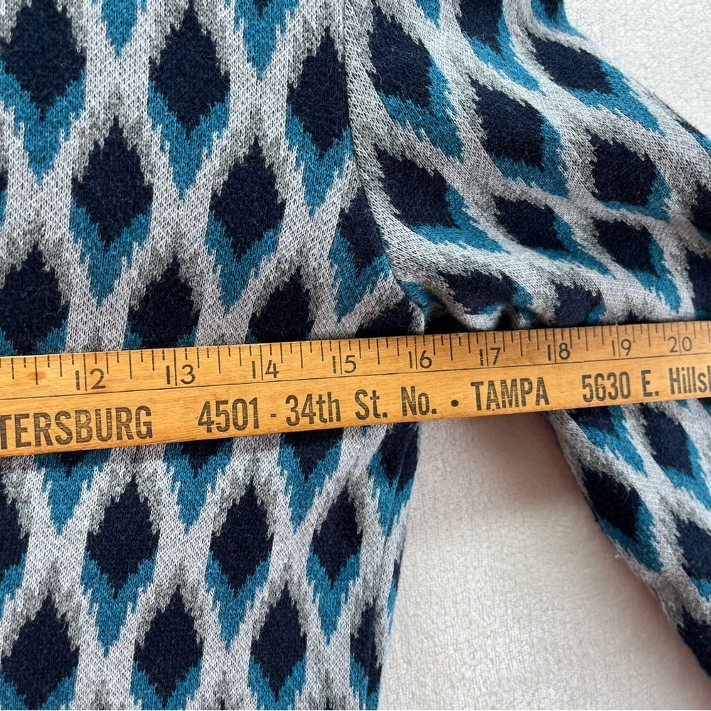 Pendleton Cotton Cardigan Blazer Jacket Gray & Na… - image 7